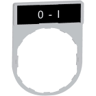 Schneider Automation - Porte-étiquette pour tête standard 40 x 50mm O-I, blanc