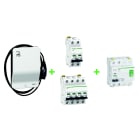 Schneider Residential - Kit EV Smart wallbox G4 avec câble attaché- 40A - 2P - 7,4kW - RFID
