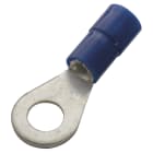 Haupa - Cosse ronde, DIN46237, isolée PVC, 1,5-2,5mm², M4, bleu