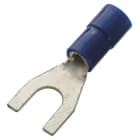 Haupa - Cosse à fourche DIN 46237 bleu isolée PVC 1,5-2,5mm² filetage M4