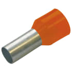Haupa - Adereindhuls, geïsoleerd, 4mm², L 10mm, oranje Franse kleur, afm. DIN46228-4