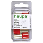 Haupa - Adereindhuls geïsoleerd DIN kleurserie III, DIN46228-4, 35mm² /16mm rood