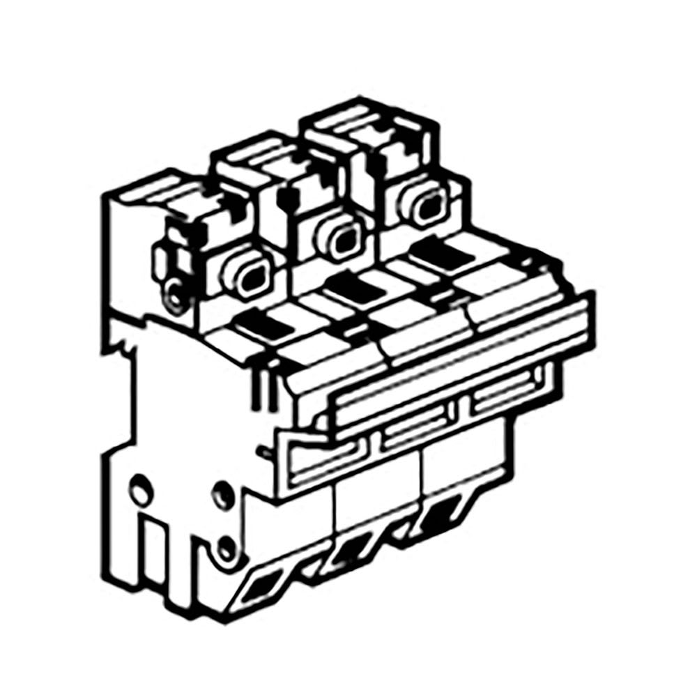LEGRAND - Scheider SP58 3p voor industriële smeltpatronen 22 x 58 mm