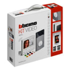 BTICINO - Kit vidéo couleur 1 BP Linea 3000 + Classe 300 X13E wifi + 3/4G