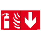 LEGRAND - Zelfklevend pictogram brandblusser + pijl