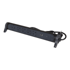 LEGRAND - Monteerbare contactdoos USB OSB 5x2P+A schuko 1.5m zwart