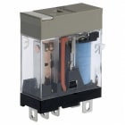 OMRON - Compact relais, naamplaat, mechanische indicator, led-indicatie, incl. diode