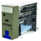 OMRON - Relais compact, plaque d'identification, indicateur mécanique, indicateur DEL, b