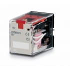 OMRON - Relais miniature, indicateur DEL, bouton de test, avec filtre RC, 220/240 Vc.a.,