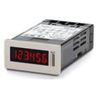 OMRON - Compt., 48x24mm, LED 6 chiffres, compt. horaire, 100-240 Vc.a., entrée NPN/PNP,