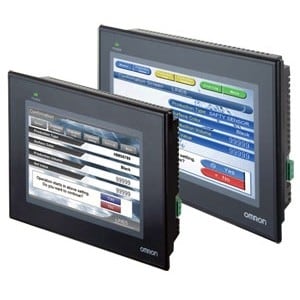 OMRON - TFT-Touchscreen 7  , 800x480, 128MB, RS-232, RS-232/485, Ethernet, USB