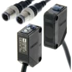 OMRON - Zender-ontvanger, infrarood lichtbron, 15 m, PNP, IP67, 30 cm kabel en M12 conne