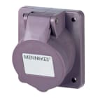 MENNEKES - Inbouwcontactdoos 16A 2P 20-25V violet IP44, helling 20°