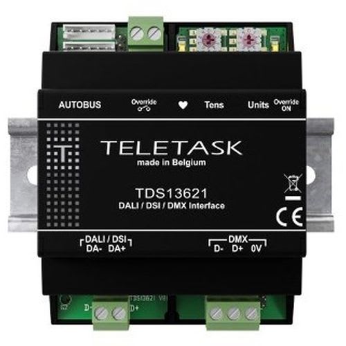 TELETASK - AUTOBUS-interface voor DALI (V1.0 / V2.0) / DSI / DMX