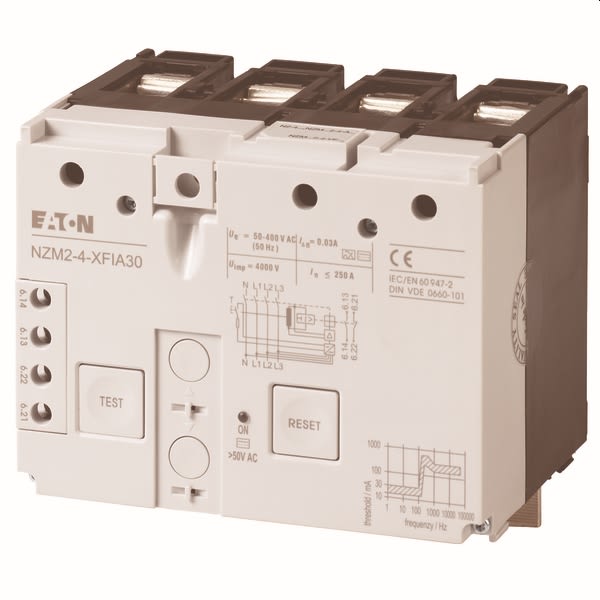 EATON - Lekstroom-relais voor vermogensschakelaar TOEBEHOREN NZM NZM2-4-XFIA30