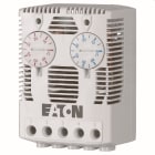 EATON - Twin-thermostaat,  instelbereik van 0°C-60°C, met NC/NO contact, netspanning 240