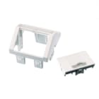 NEXANS CABLING SYSTEMS - LANmark EU Style Angled 45 x 45 Module 1 Snap-In White