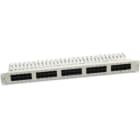 NEXANS CABLING SYSTEMS - Voice patch panel 50 RJ45 ports 2 pairs per port 1U White