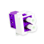 NEXANS CABLING SYSTEMS - LANmark-OF Duplex LC Snap-In Adaptor Multimode Violet