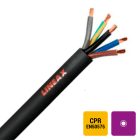 LINEAX - H07RN-F câble caoutchouc souple Nexans 750V Eca AD6 noir 5G6mm²