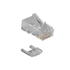 INTRONICS - ACT RJ45 (8P/8C) CAT6 modulaire connector ronde kabel (massief of soepel) x25st