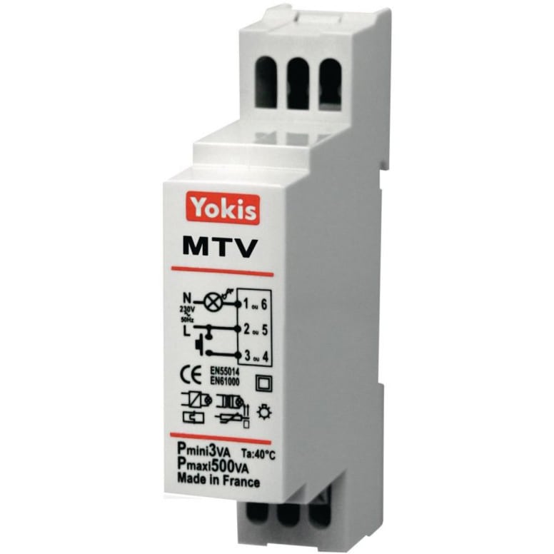 Yokis - Modulaire afstandsdimmer 500W, 230V, bekabeling 2-draads
