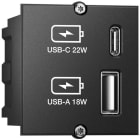 Bachmann - Module USB-A 18W & USB-C 22W Charger
