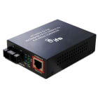 UTC Fire Security - 100Base-FX to 10/100Base-TX Media Converter + PoE Injector