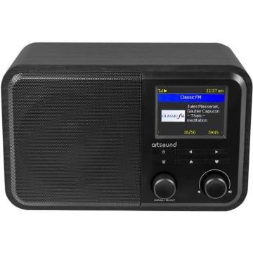 ArtSound - R8, radio FM  DAB+ internet, Bluetooth, noir