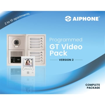 AIPHONE - VOORGEPROGRAMMEERDE VIDEOFONIEKIT 5 APP.