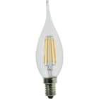 ELIMEX - LED filament lamp - E14 - Vlam - C35 - 4W - 330 Lm - 3200K