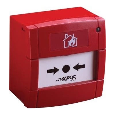 Limotec - XP95 drukknop rood met ingebouwde isolator