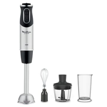 MOULINEX - Staafmixer Quickchef 3-in-1 - 1000W - pulse & turbo - incl hak/snij accessoires