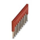 PHOENIX CONTACT - Pont enfichable, pas: 5,2 mm, long.: 22,7 mm, largeur: 50,6 mm, 10 pôles, rouge