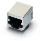 PHOENIX CONTACT - RJ45-buscontactblok, 1-voudig, voor printplaatmontage, CAT5, 8-polig, afgescherm