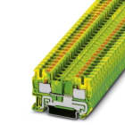 PHOENIX CONTACT - Blocs de jonction simple, Push-in, 0,2-6mm², La 6,2mm, H 35,3mm, vert-jaune