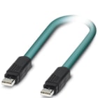 PHOENIX CONTACT - USB-kabel, afgeschermd, blauw, PUR-buitenmantel, USB type A/standaard op USB typ