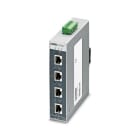 PHOENIX CONTACT - Ethernet-switch voor een breed temperatuurbereik, 4 TP-RJ45-poorten, 1 glasvezel