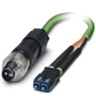 PHOENIX CONTACT - Câble FO équipé, câble rond, fibre POF 980/1 000 µm, connecteur FO M12 sur SC-RJ