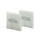 RITTAL - Vervangingsfiltermat, 173x173x17mm BxHxD, filterklasse G3, kunststofvezel (5 st)
