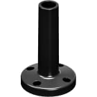RITTAL - Montage-element, voet met geïntegreerde buis,Ø 25 mm, 110 mm lang, zwart