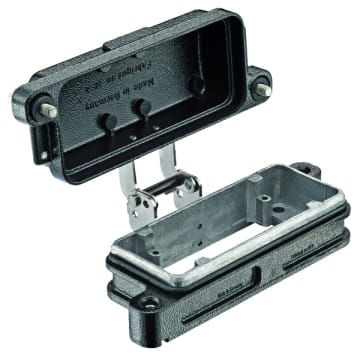 HARTING - Han 16 HPR BH Housing with Hinged Cover
