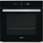 WHIRLPOOL - Multifunctionele oven inbouw, 73l, pyrolyse, grill, 6th Sense, A+, zwart glas