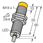 TURCK - Sensor niet-bondig inductief 8mm messing M18 2-draads 20-250VAC/10-300VDC LED