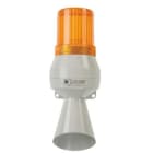 AUER - KLF Mini Horn-Strobe Beacon, with cone, 230/240 V AC 50 Hz, amber