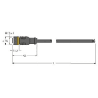 TURCK - Câble d'actuateur et de détecteur / PVC, Câble de raccordement, connecteur femel