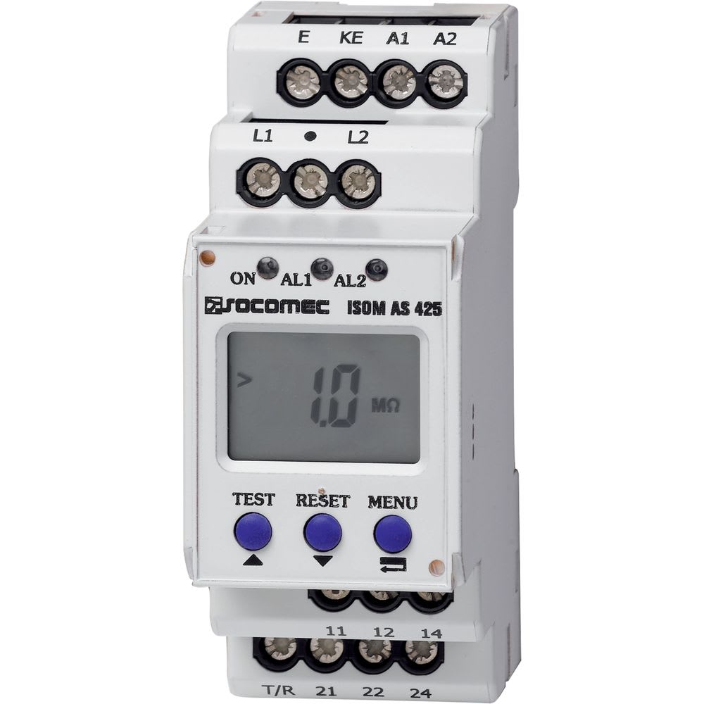 SOCOMEC - ISOLATIECONTROLE ISOM AS425 9.6-94VDC/16-72VAC