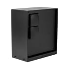 PSM LIGHTING - Control box gris texture Borne d'alimentation-boîte avec 2 prises NIKO noir-