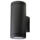SG Lighting - Metro LED applique apparent noir 2x6W LED GU10 230V IP65