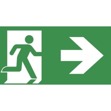 VAN LIEN - Previx pictogramfolie aanduiding vluchtweg rechts